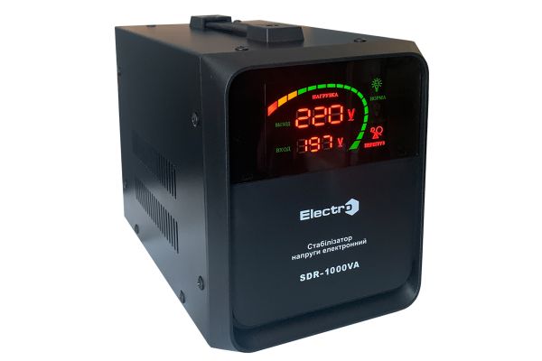 Стабілізатор напруги SDR-1000, 1кВА, електронний, напольний ElectrO